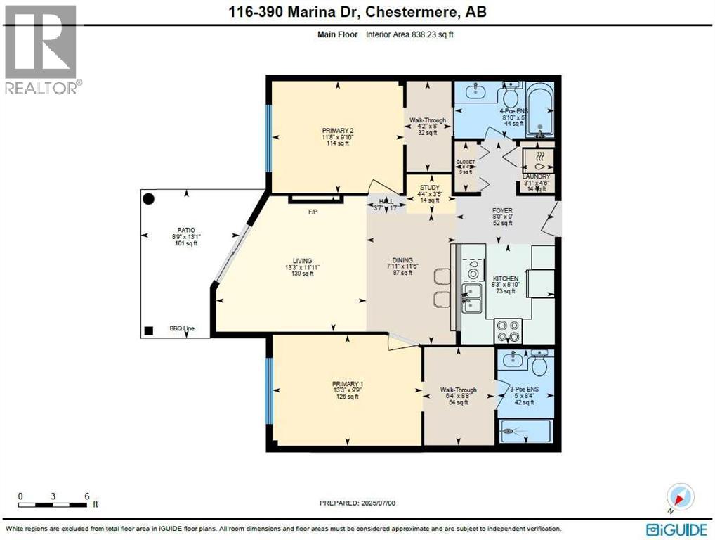 116, 390 Marina Drive, Chestermere, Alberta  T1X 1W6 - Photo 7 - A2236043