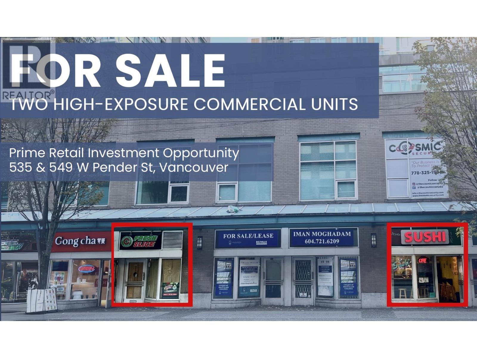 535 549 W PENDER STREET, Vancouver, British Columbia