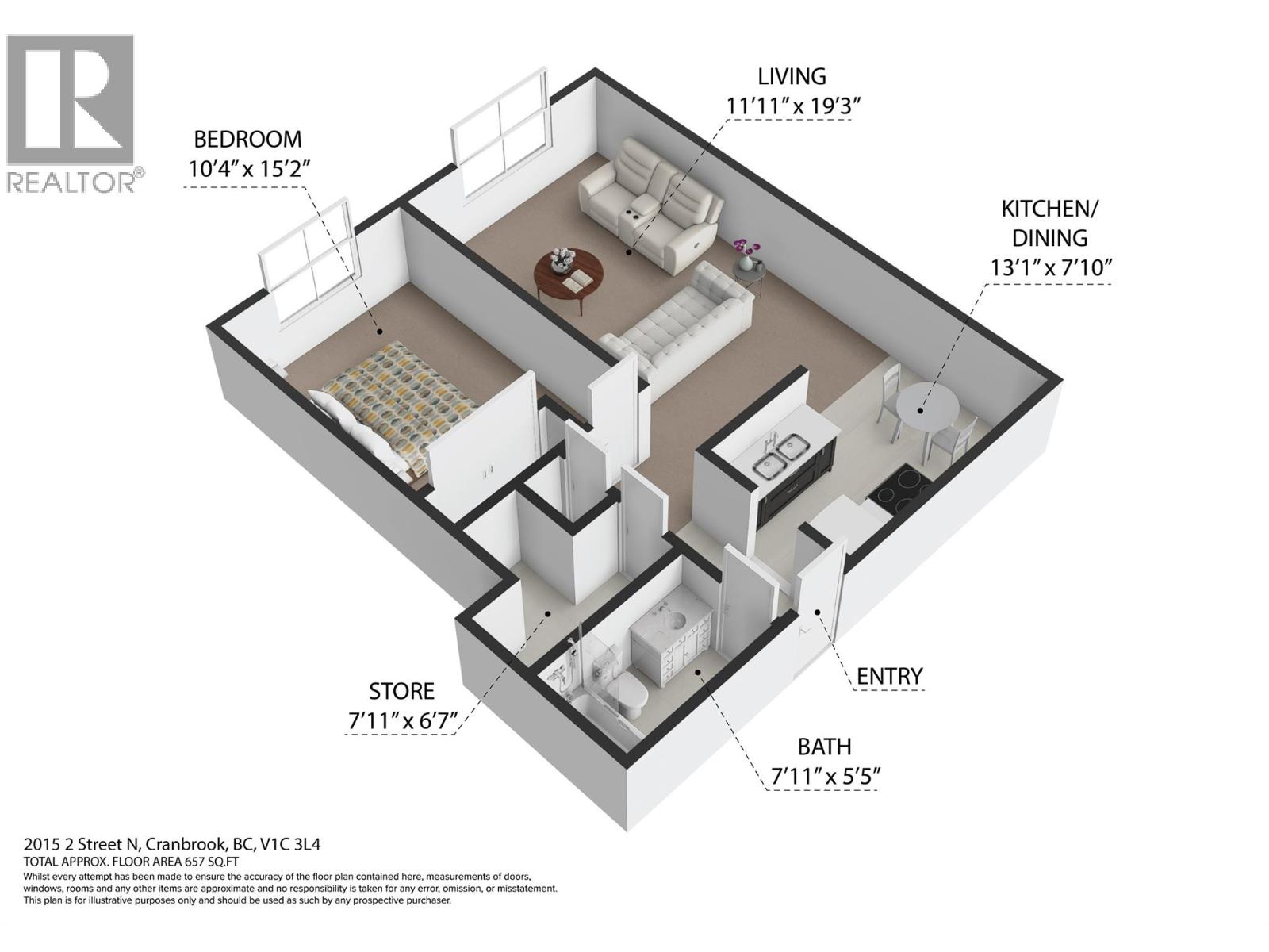 2015 2nd Street N Unit# 1205, Cranbrook, British Columbia  V1C 3L4 - Photo 4 - 10364242