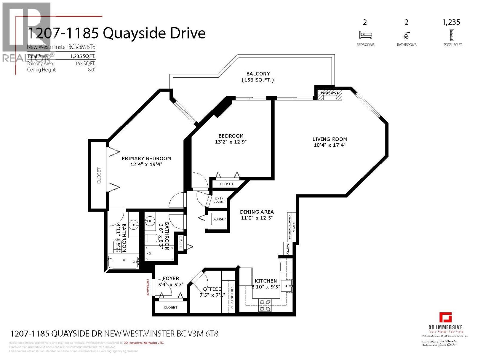 1207 1185 Quayside Drive, New Westminster, British Columbia  V3M 6T8 - Photo 39 - R3052702