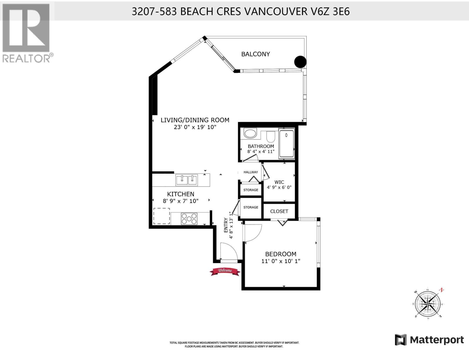 3207 583 Beach Crescent, Vancouver, British Columbia  V6Z 3E6 - Photo 16 - R3052798
