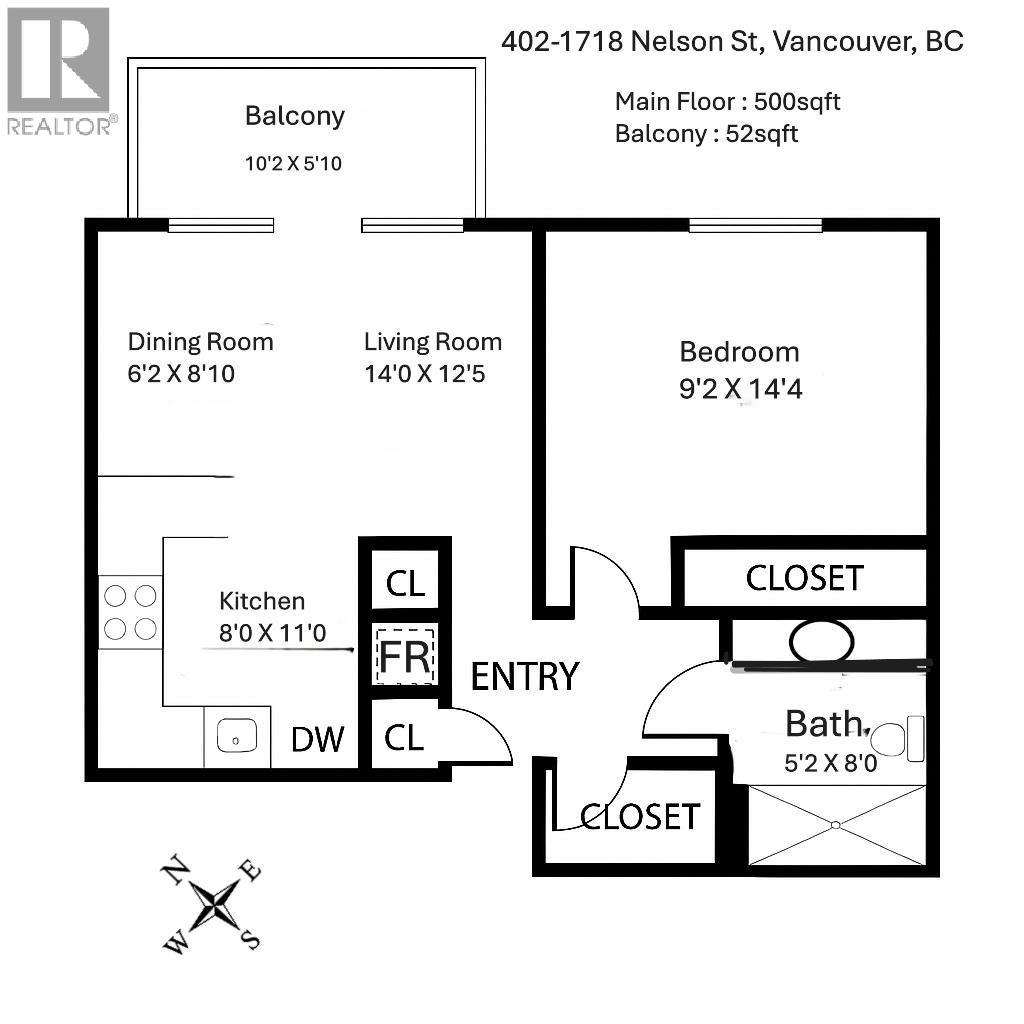 402 1718 Nelson Street, Vancouver, British Columbia  V6G 1M8 - Photo 32 - R3044768