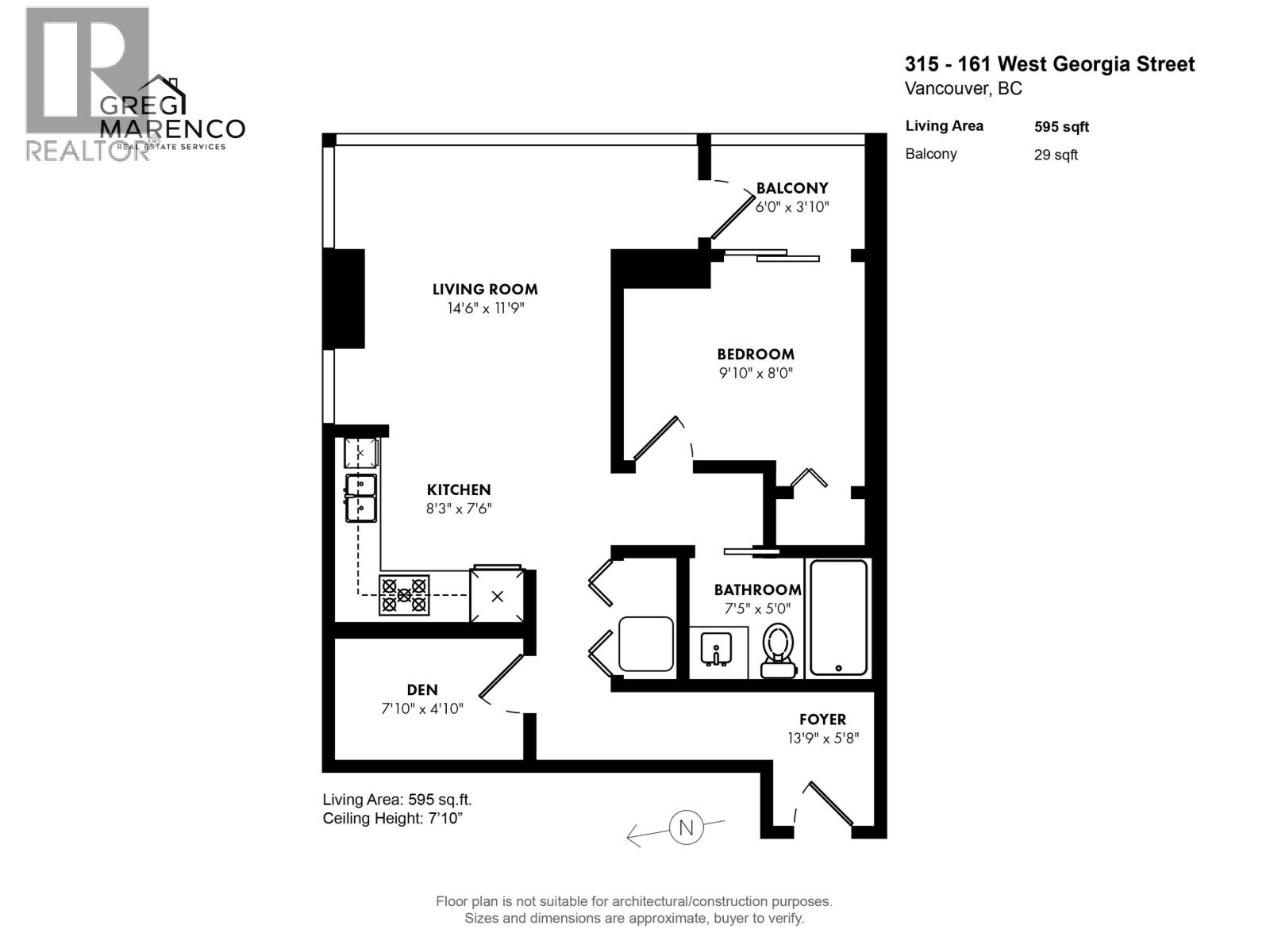315 161 W Georgia Street, Vancouver, British Columbia  V6B 0K9 - Photo 31 - R3053067
