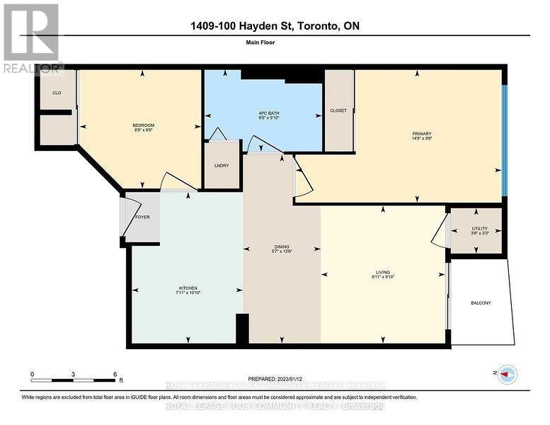 1409 - 100 Hayden Street, Toronto, Ontario  M4Y 3C7 - Photo 24 - C12432470