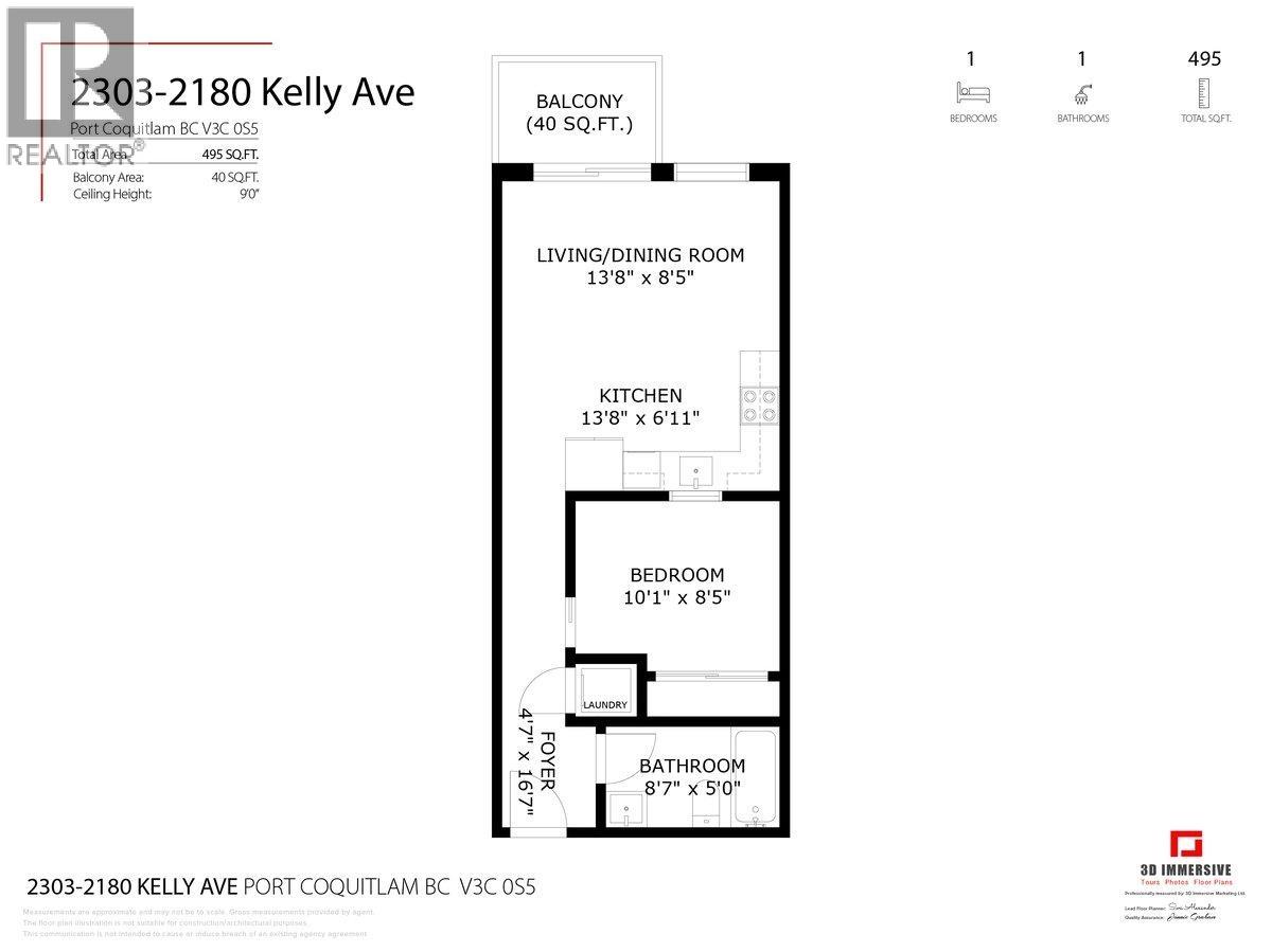 2303 2180 Kelly Avenue, Port Coquitlam, British Columbia  V3C 0S5 - Photo 17 - R3053053