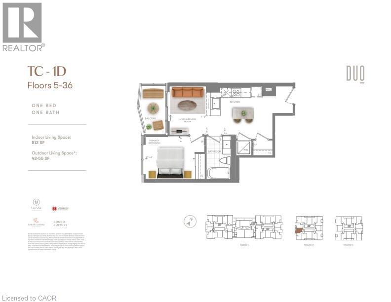 25 Wellington Street S Unit# 1404, Kitchener, Ontario  N2G 0G5 - Photo 4 - 40771878