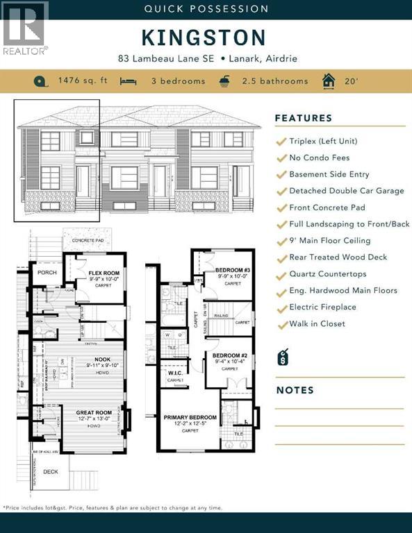 83 Lambeau Lane Se, Airdrie, Alberta  T4A 3P3 - Photo 3 - A2252044