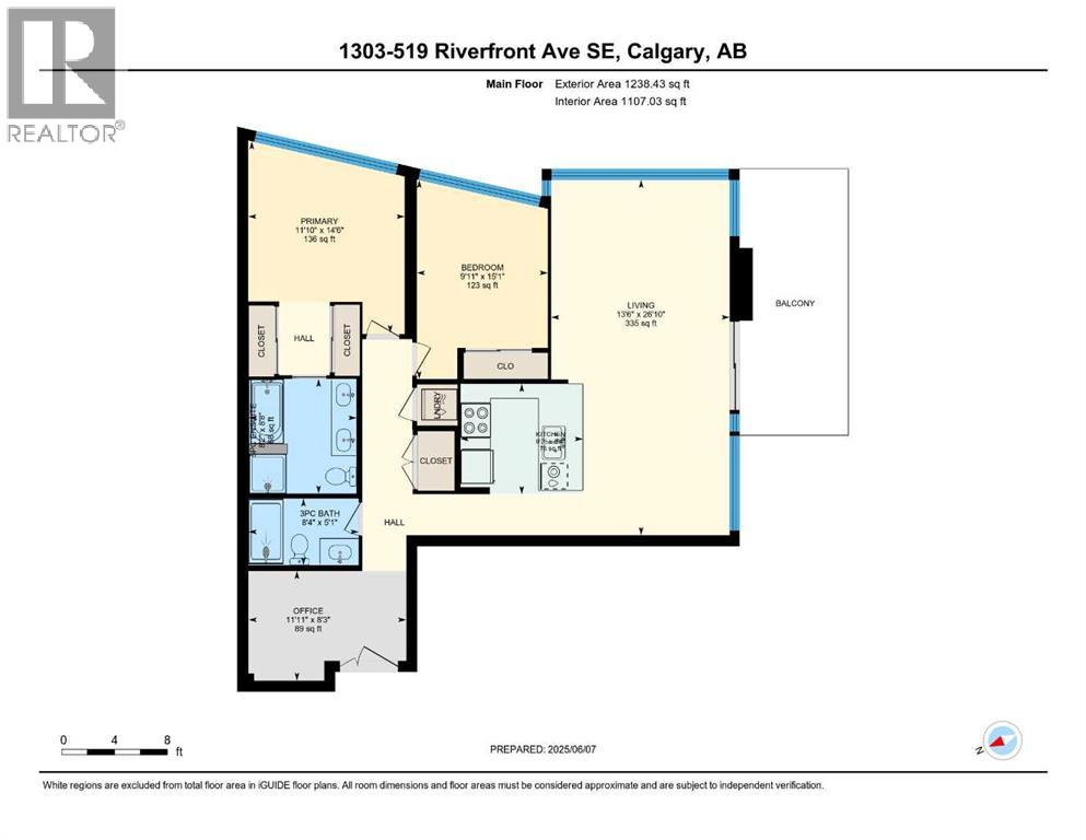 1303, 519 Riverfront Avenue Se, Calgary, Alberta  T2G 1K6 - Photo 44 - A2229982