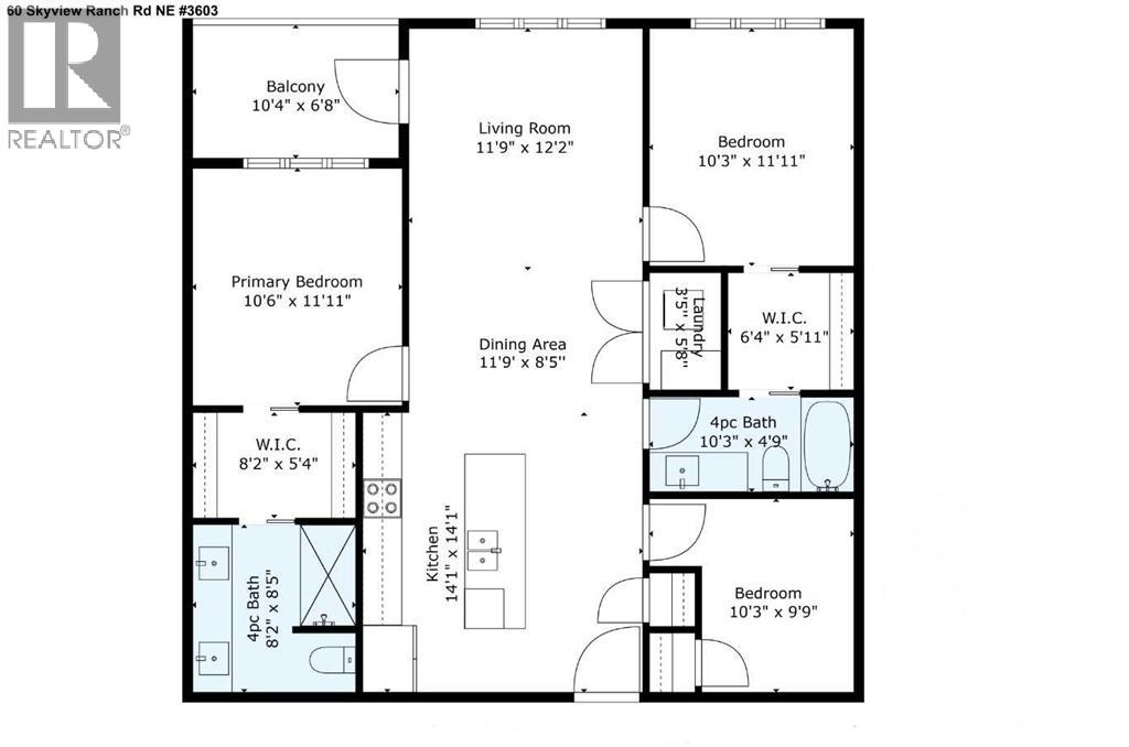 3603, 60 Skyview Ranch Road Ne, Calgary, Alberta  T3N 2J8 - Photo 49 - A2235884