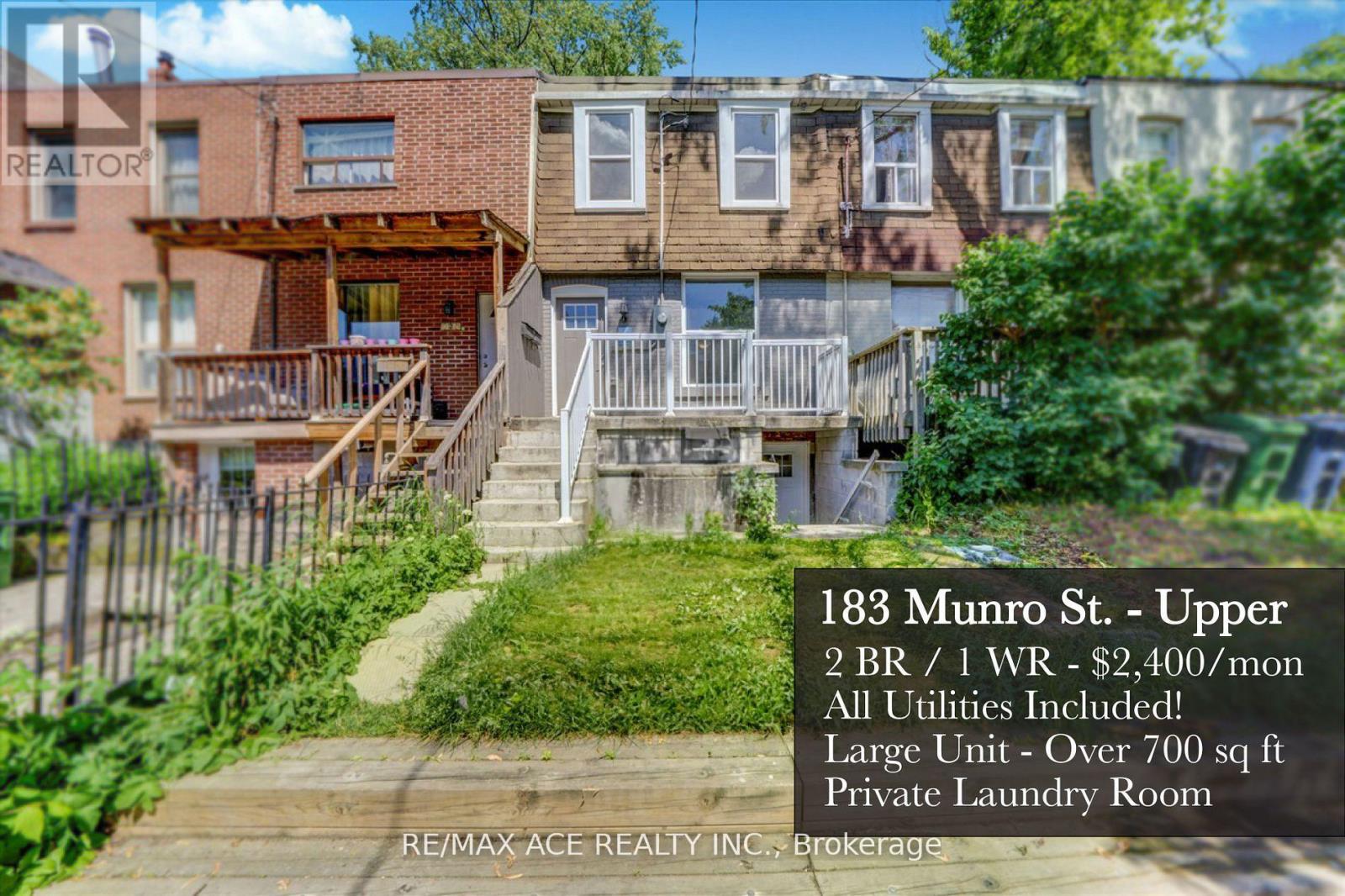 Upper - 183 Munro Street, Toronto, Ontario  M4M 2B8 - Photo 1 - E12434819