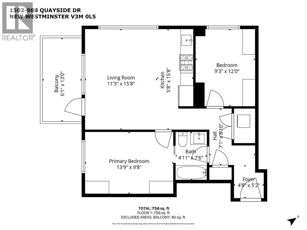 1502 988 Quayside Drive, New Westminster, British Columbia  V3M 0L5 - Photo 28 - R3053650