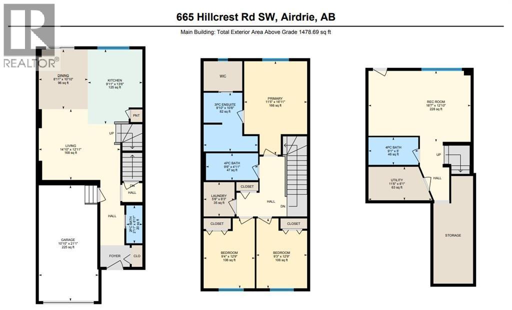 665 Hillcrest Road Sw, Airdrie, Alberta  T4B 4C7 - Photo 35 - A2257131