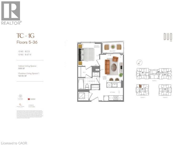 25 Wellington Street S Unit# 1707, Kitchener, Ontario  N2G 0G5 - Photo 4 - 40772512