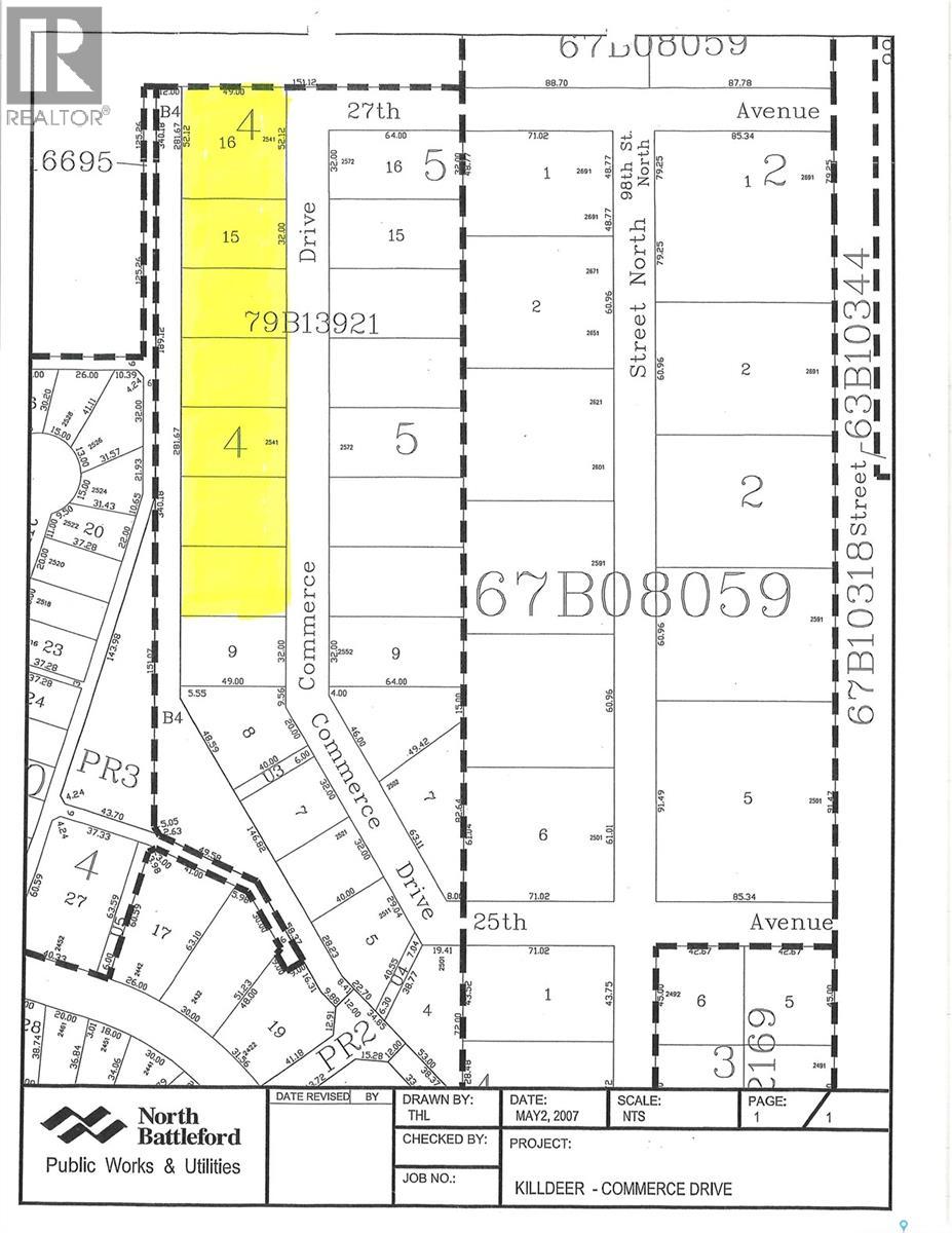Lot 10 - 16 Blk 4 Commerce Drive, North Battleford, Saskatchewan  S9A 3T3 - Photo 1 - SK019835