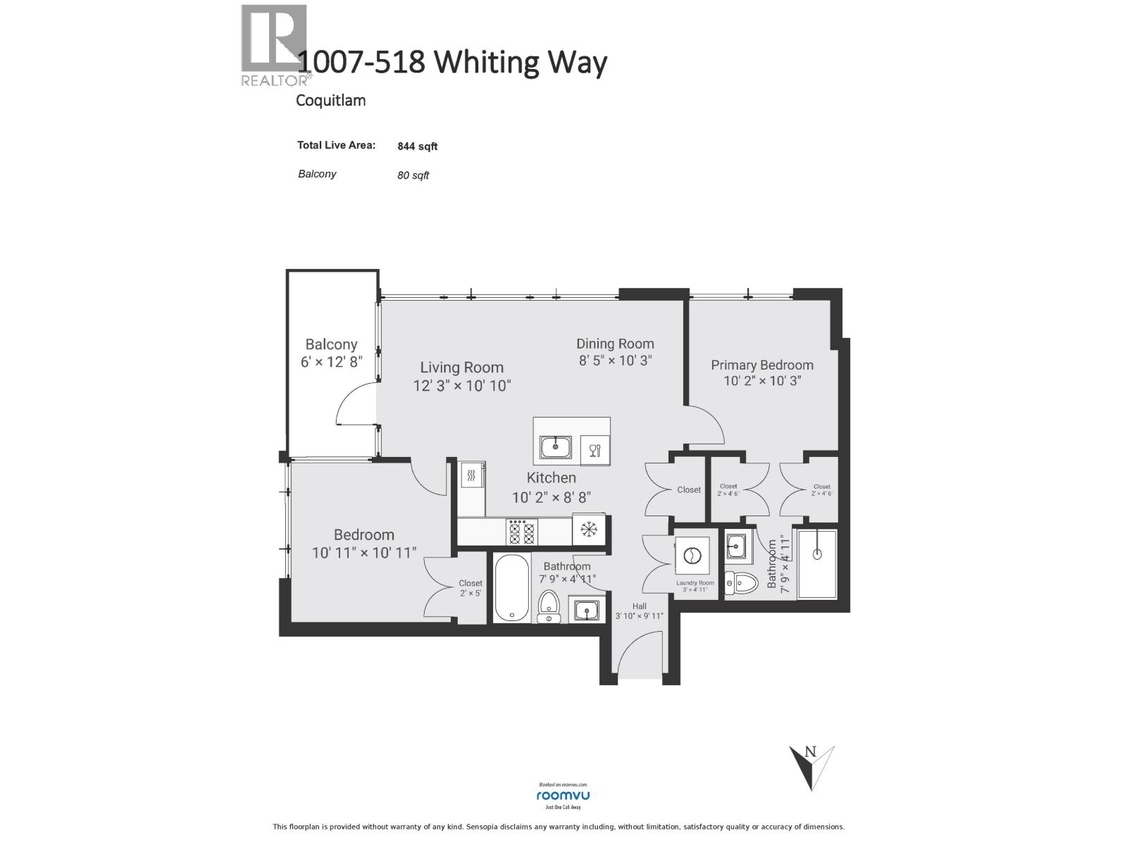 1007 518 Whiting Way, Coquitlam, British Columbia  V3J 0H7 - Photo 35 - R3054289