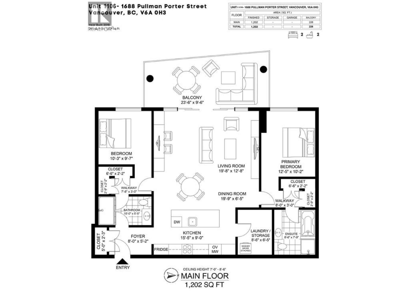 1106 1688 Pullman Porter Street, Vancouver, British Columbia  V6A 0H3 - Photo 33 - R3054373