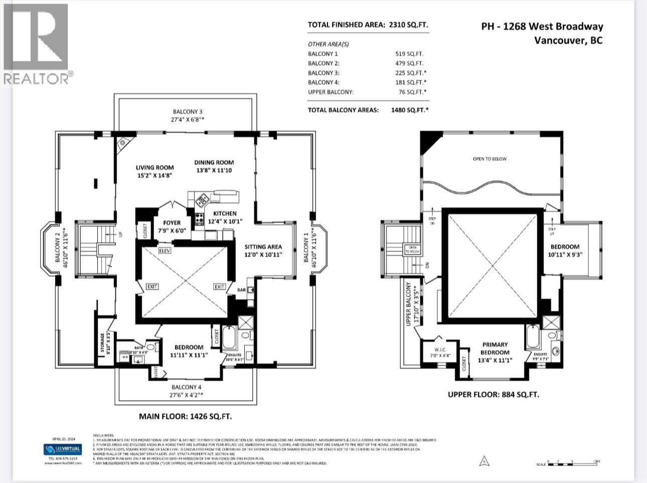 Ph 1268 W Broadway, Vancouver, British Columbia  V6H 1G6 - Photo 2 - R3054109