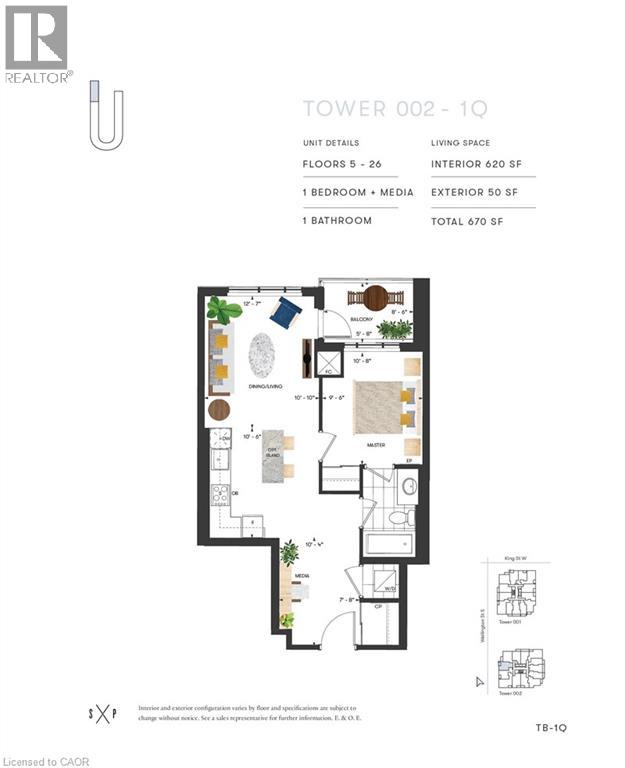 15 Wellington Street S Unit# 511, Kitchener, Ontario  N2G 0E4 - Photo 3 - 40774756