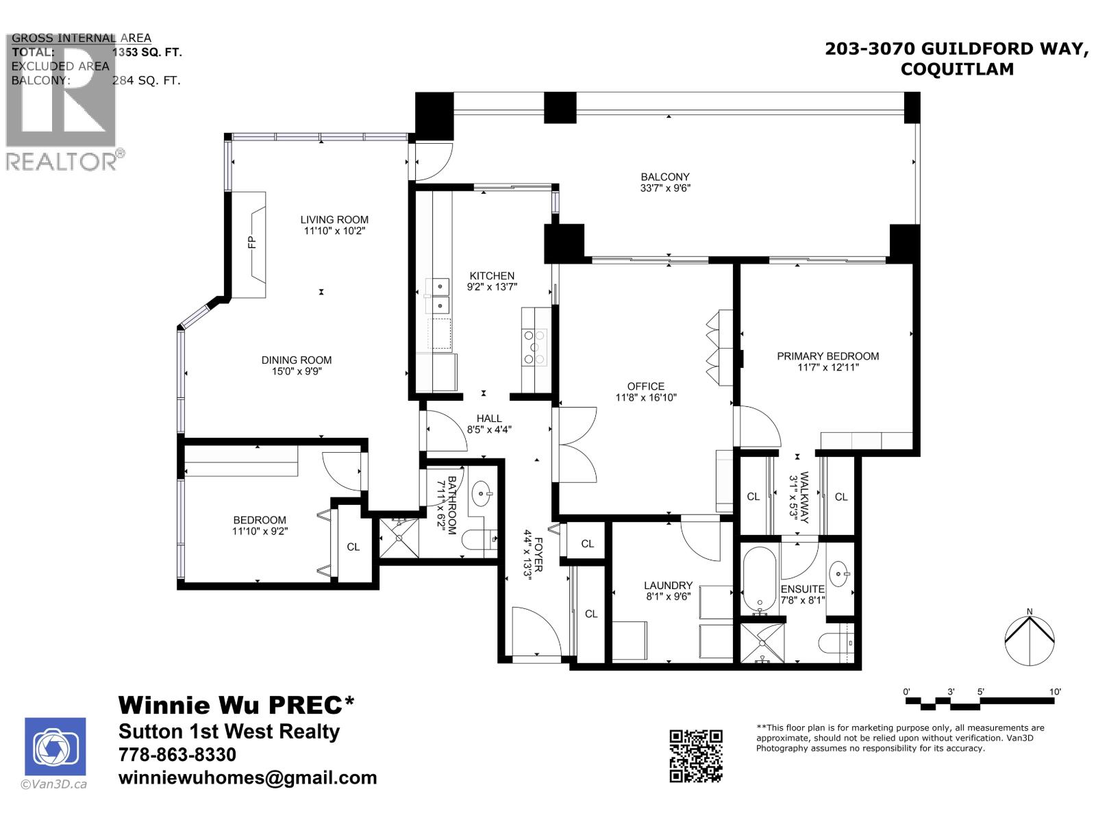 203 3070 Guildford Way, Coquitlam, British Columbia  V3B 7R8 - Photo 29 - R3054294