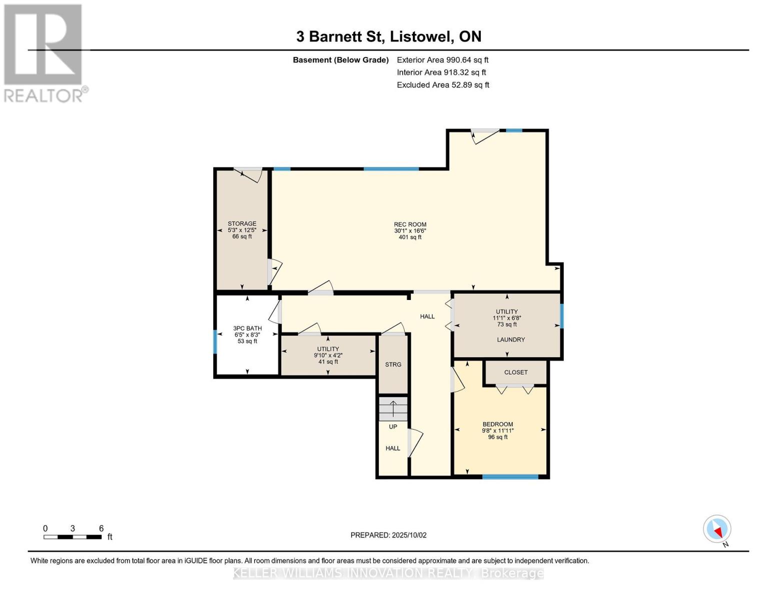 3 Barnett Street W, North Perth (Listowel), Ontario  N4W 3V9 - Photo 37 - X12441029