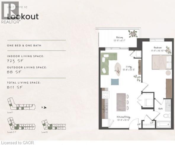 525 New Dundee Road Unit# 610, Kitchener, Ontario  N2P 0K8 - Photo 2 - 40775849