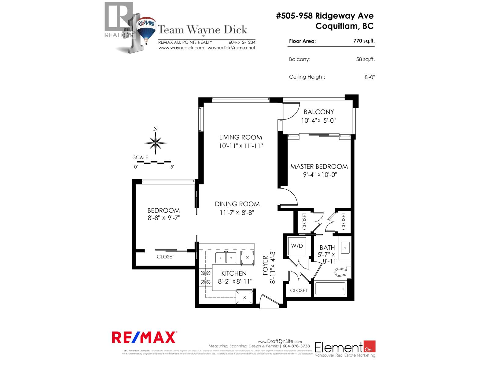 505 958 Ridgeway Avenue, Coquitlam, British Columbia  V3K 0C5 - Photo 2 - R3054849