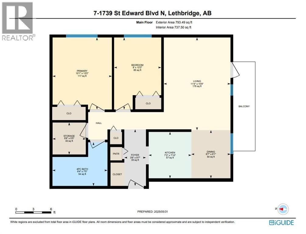 7, 1739 St Edward Boulevard N, Lethbridge, Alberta  T1H 1X2 - Photo 15 - A2225588