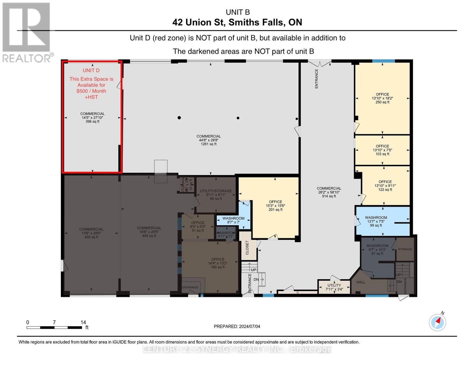 Unit 2 - 42 Union Street, Smiths Falls, Ontario  K7A 5C4 - Photo 3 - X12442573
