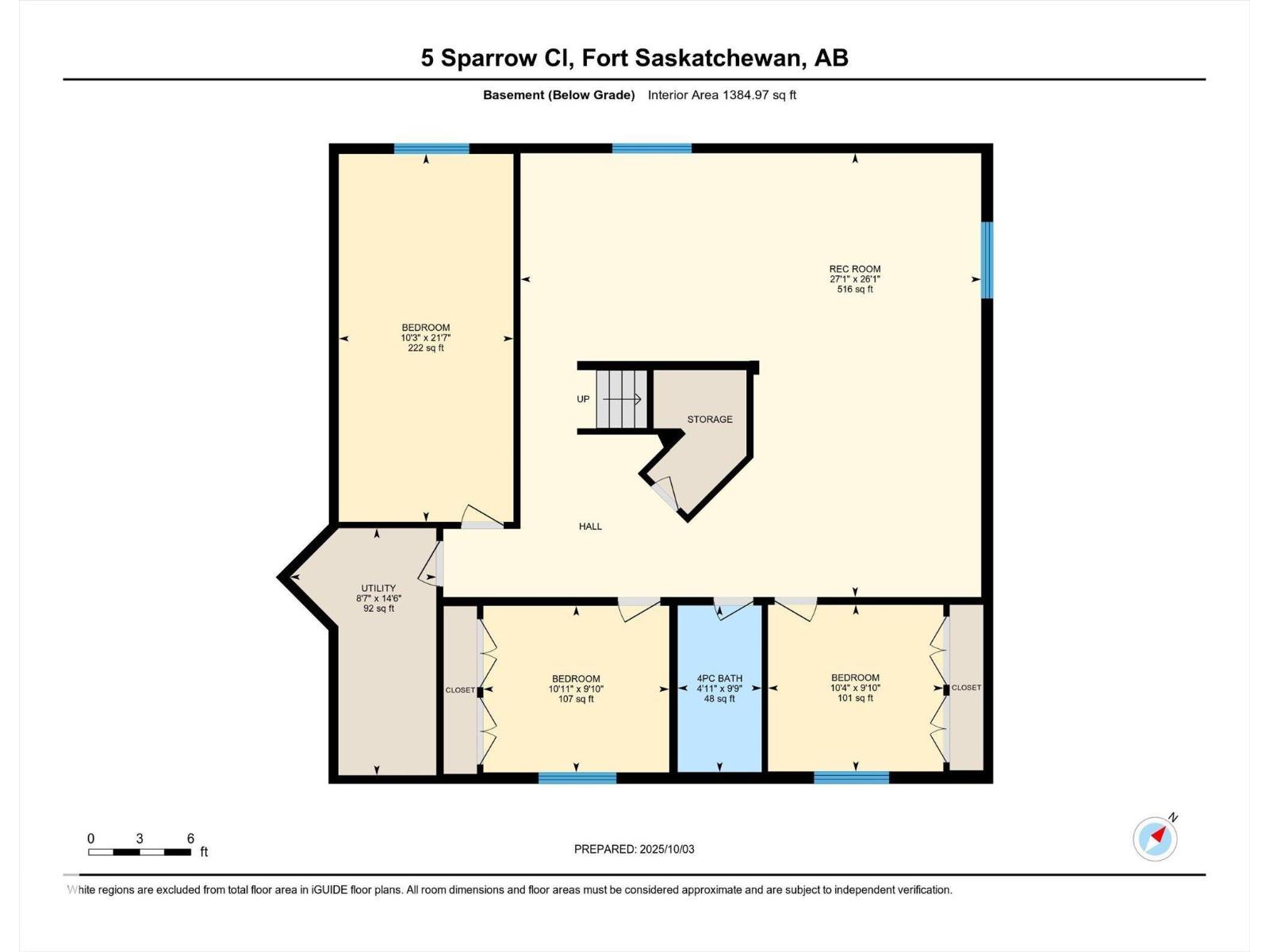 5 Sparrow Cl, Fort Saskatchewan, Alberta  T8L 0V4 - Photo 56 - E4460886