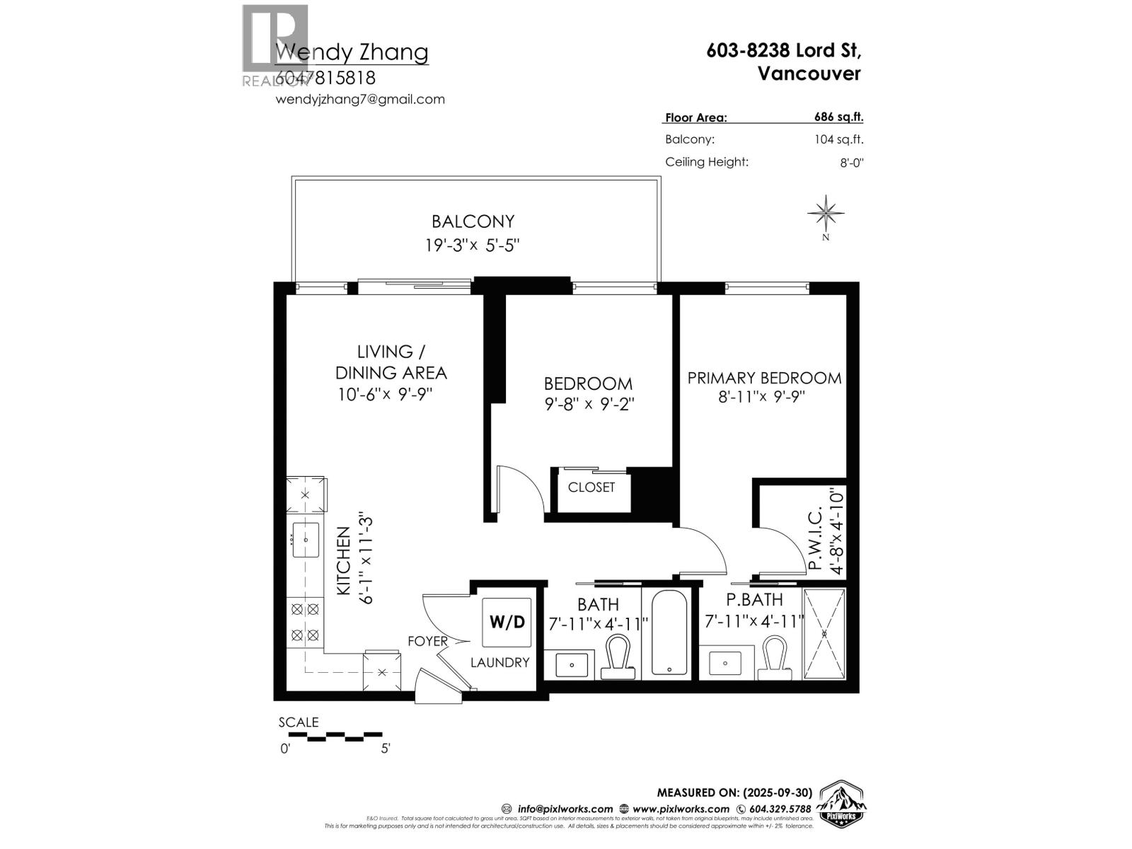 603 8238 Lord Street, Vancouver, British Columbia  V6P 0G7 - Photo 16 - R3054083