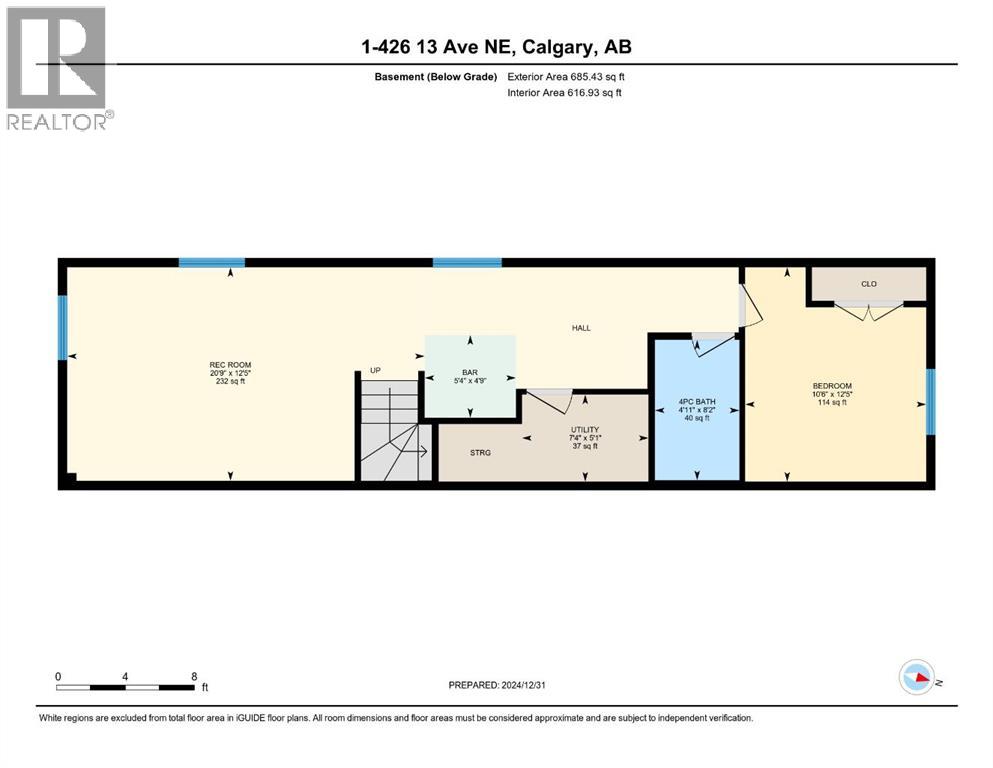 2, 426 13 Avenue Ne, Calgary, Alberta  T2E 1C2 - Photo 30 - A2257423