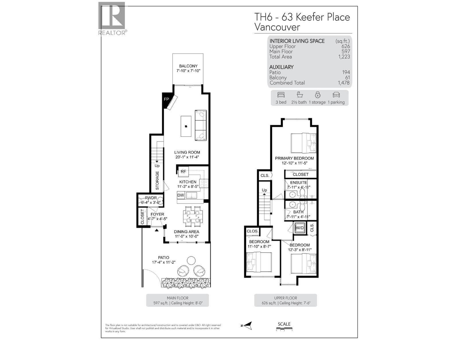 Th6 63 Keefer Place, Vancouver, British Columbia  V6B 6N6 - Photo 2 - R3050084