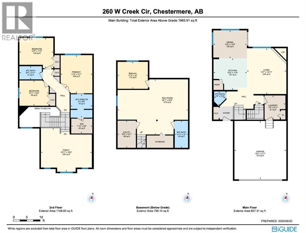 260 West Creek Circle, Chestermere, Alberta  T1X 1R5 - Photo 32 - A2258530