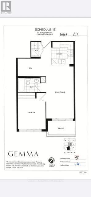 803 - 15 Watergarden Drive, Mississauga, Ontario  L5R 0H4 - Photo 12 - W12444501