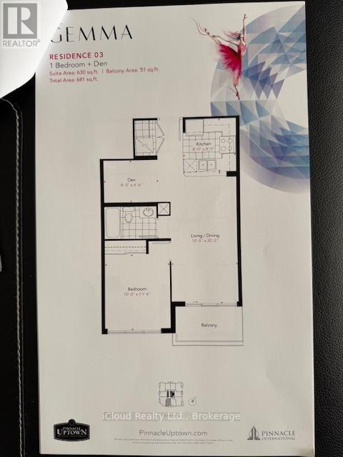 1503 - 15 Watergarden Drive, Mississauga, Ontario  L5R 1B2 - Photo 20 - W12446051