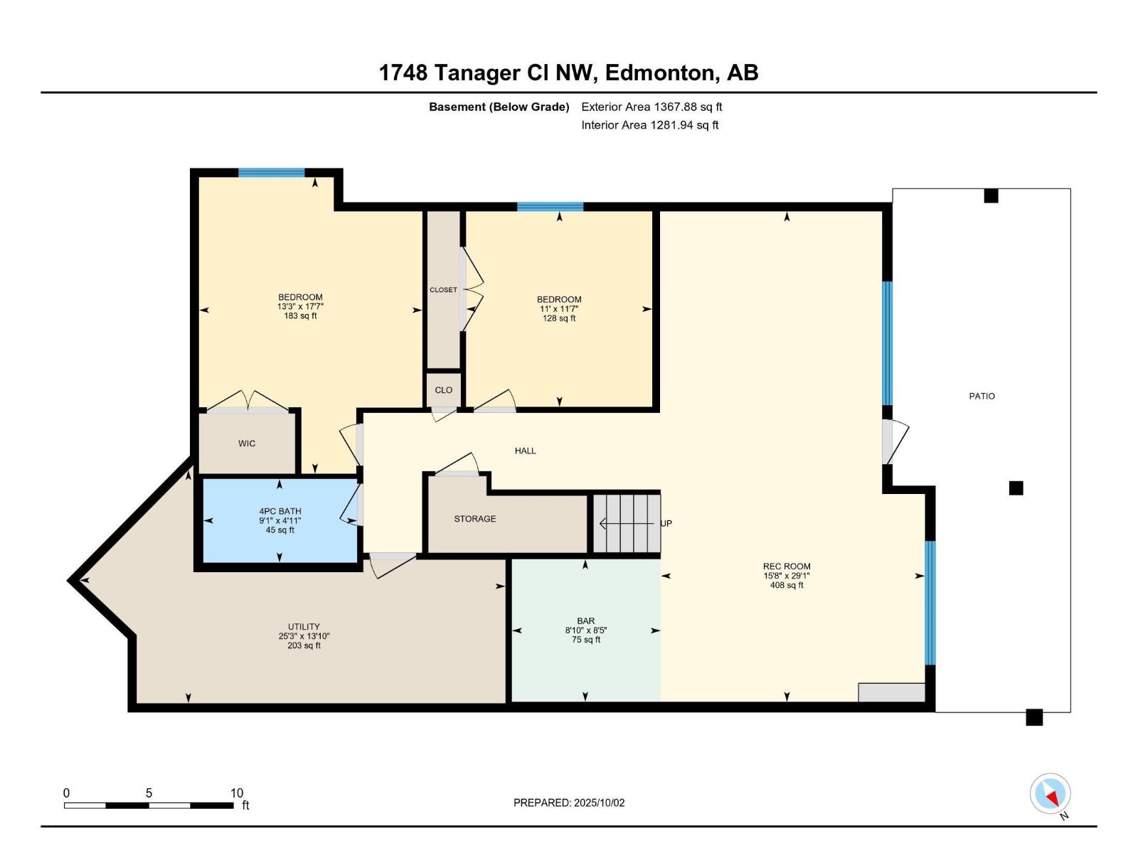 1748 Tanager Cl Nw, Edmonton, Alberta  T5S 0M5 - Photo 55 - E4460984