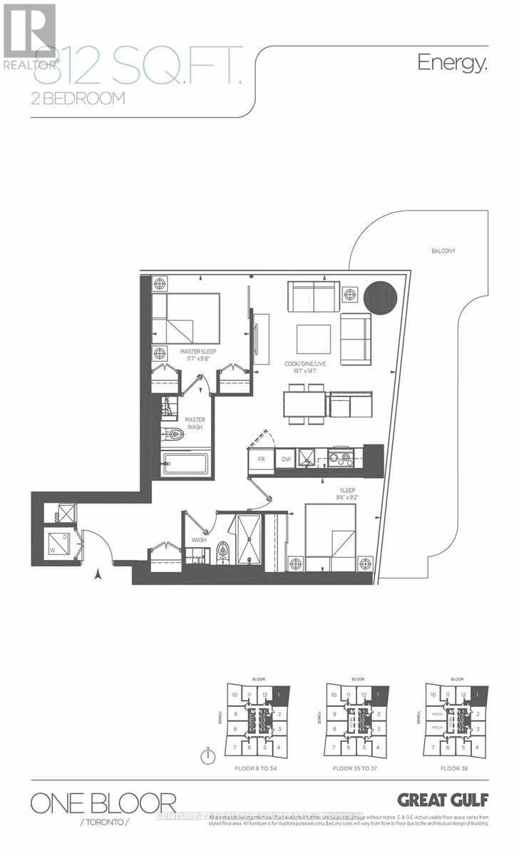 2501 - 1 Bloor Street E, Toronto, Ontario  M4W 0A8 - Photo 19 - C12446940