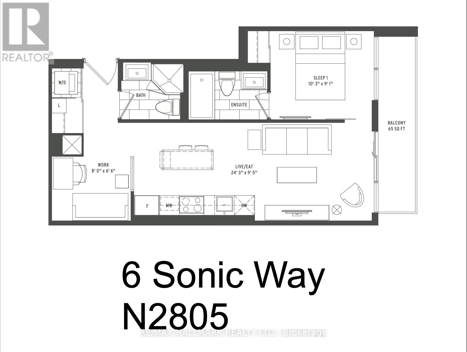 N2805 - 6 Sonic Way, Toronto, Ontario  M3C 0P1 - Photo 22 - C12447220