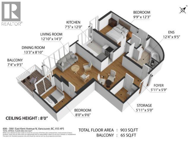 606 3061 E Kent Avenue North, Vancouver, British Columbia  V5S 4P5 - Photo 37 - R3055597