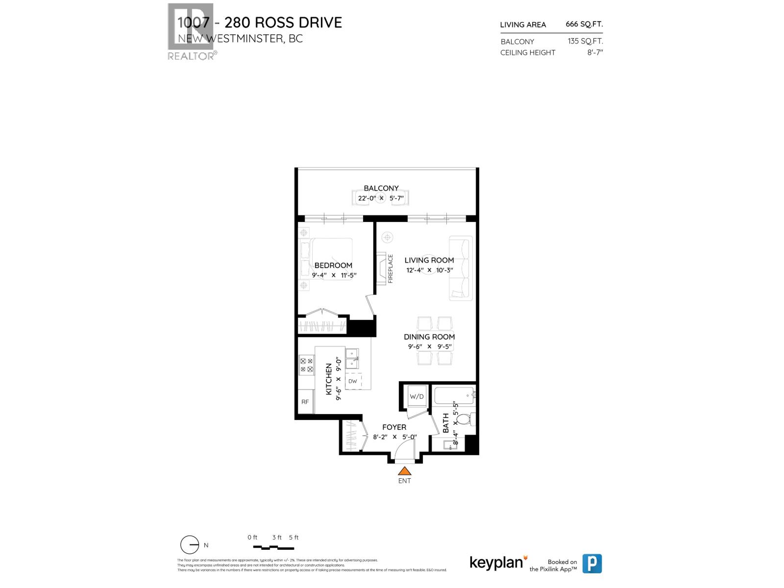 1007 280 Ross Drive, New Westminster, British Columbia  V3L 0C2 - Photo 21 - R3055687
