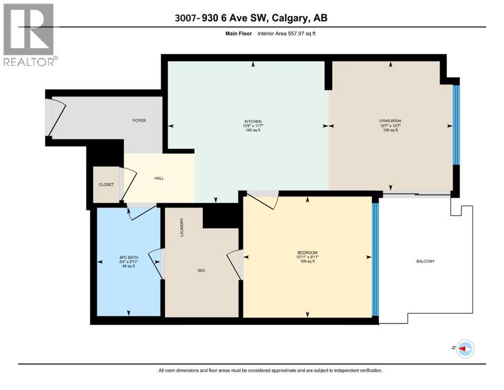 3007, 930 6 Avenue Sw, Calgary, Alberta  T2P 1J3 - Photo 7 - A2226199