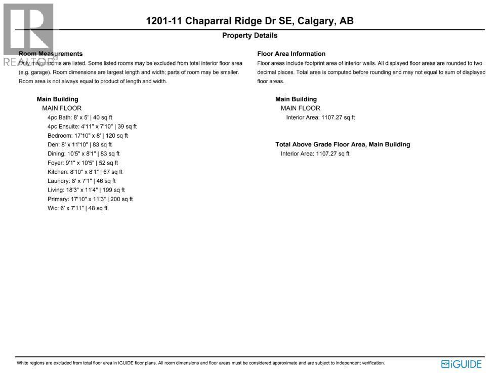 1201, 11 Chaparral Ridge Drive Se, Calgary, Alberta  T2X 3P7 - Photo 27 - A2257555