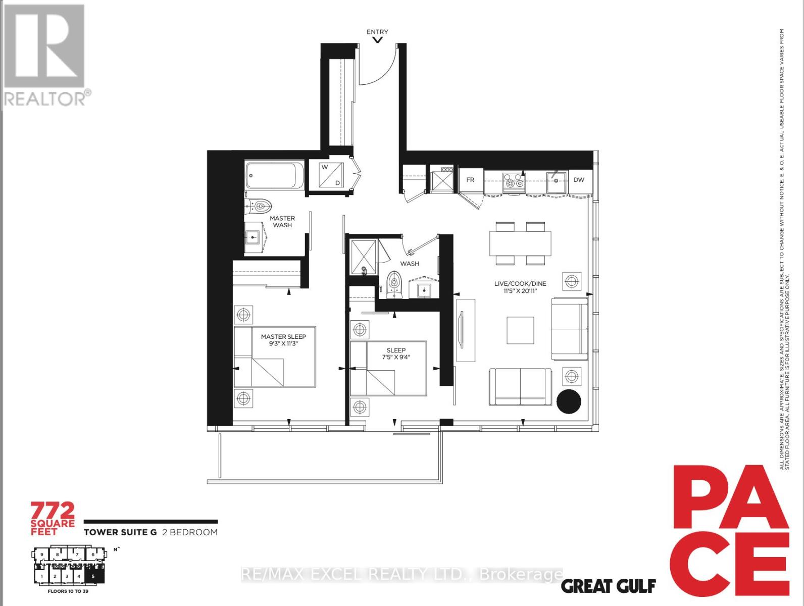 3105 - 159 Dundas Street E, Toronto, Ontario  M5B 1E4 - Photo 13 - C12448522