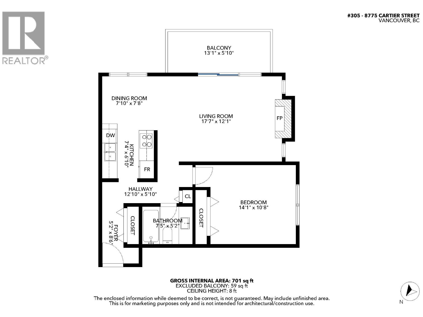 305 8775 Cartier Street, Vancouver, British Columbia  V6P 4V3 - Photo 29 - R3056093