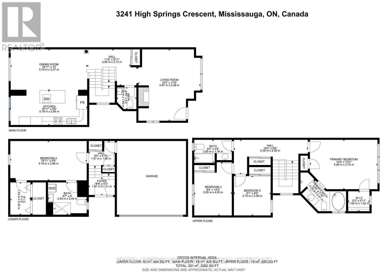 3241 High Springs Crescent, Mississauga, Ontario  L5B 4G6 - Photo 44 - W12449047