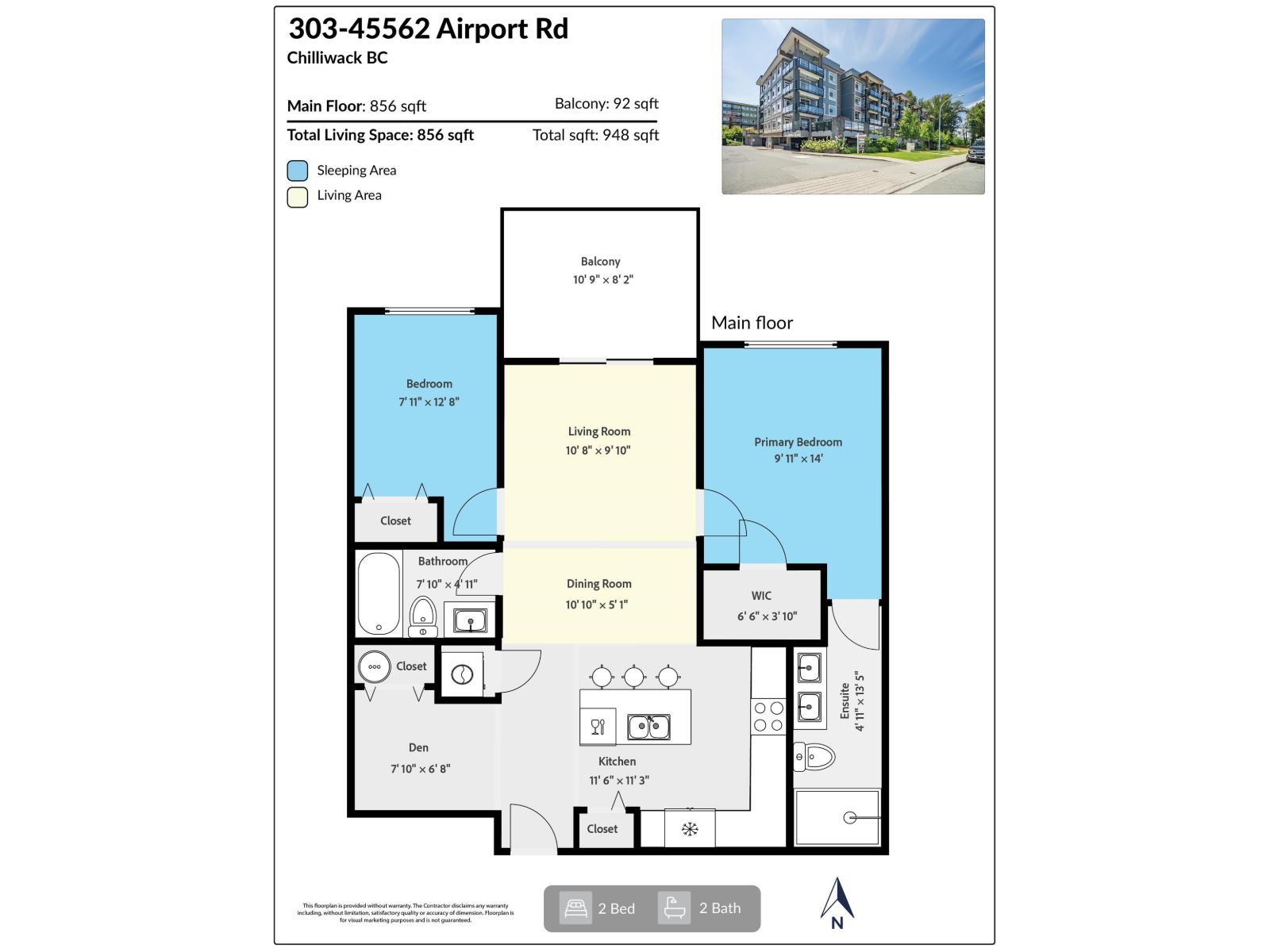 303 45562 Airport Road, Chilliwack Proper South, Chilliwack, British Columbia  V2P 0J8 - Photo 36 - R3055632