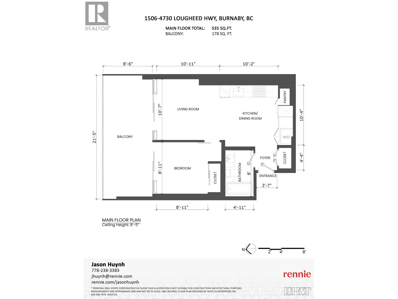 1506 4730 Lougheed Highway, Burnaby, British Columbia  V5C 0M9 - Photo 24 - R3056091