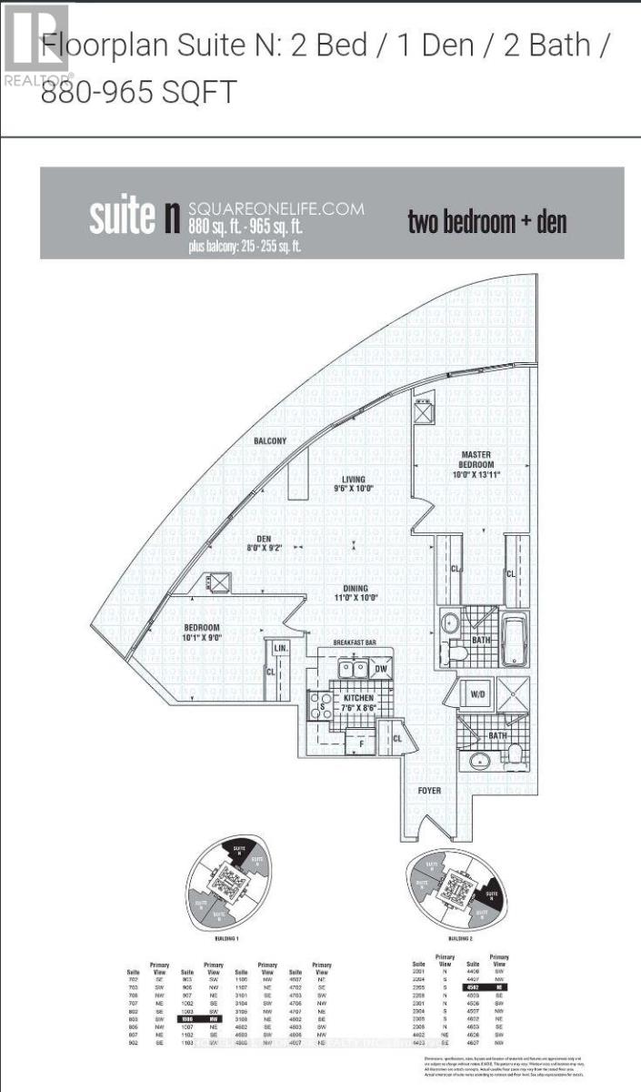 2208 - 50 Absolute Avenue, Mississauga, Ontario  L4Z 0A8 - Photo 10 - W12415156