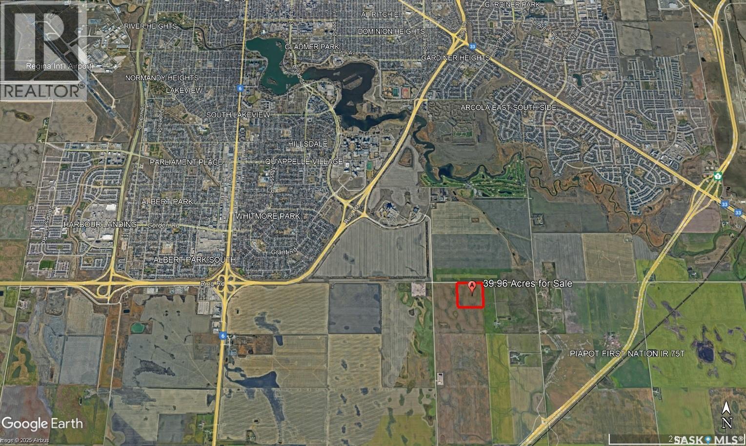 Regina City Limits 39.96 Acres, Sherwood Rm No. 159, Saskatchewan  S0G 4G0 - Photo 2 - SK020293