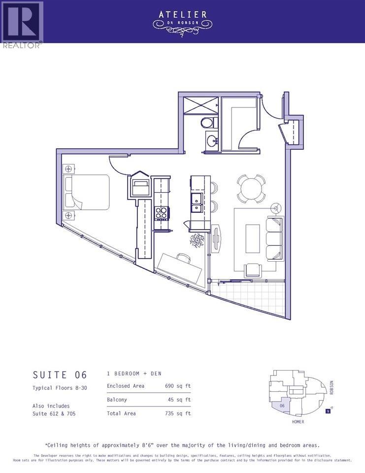 906 833 Homer Street, Vancouver, British Columbia  V6B 0H4 - Photo 1 - R3056651